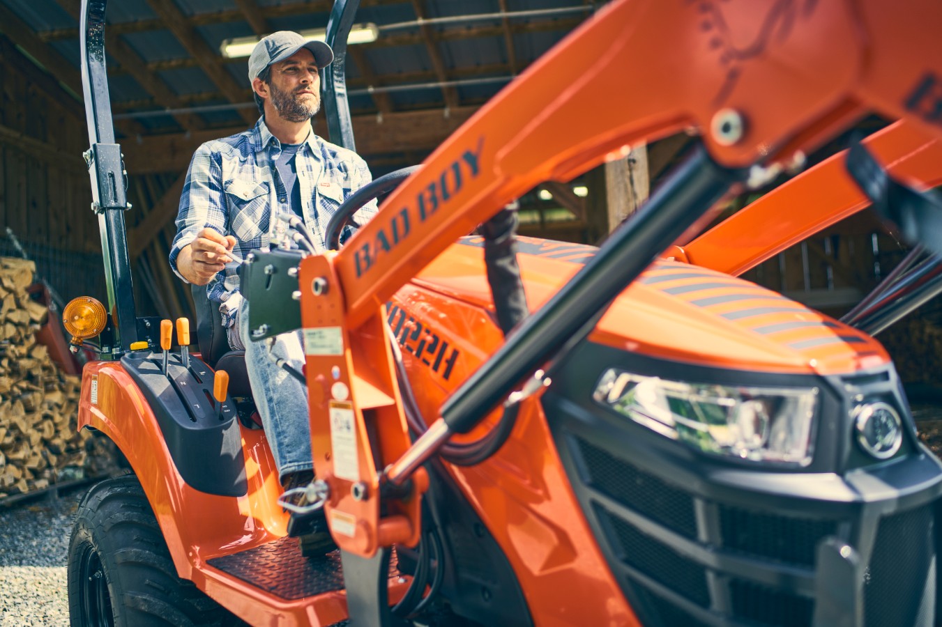 Bad Boy 1022 10 Series, 22HP Tractor W/ 100 Loader & 54" Mid-Mower *CASH PRICE*