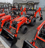 BAD BOY 1025HILB SUB-COMPACT TRACTOR TRACTOR, 25 HP YANMAR DIESEL, BBL105 Loader & BBH105 Backhoe, 50"SSQA BUCKET