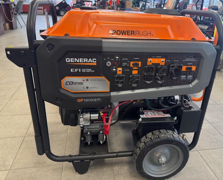 Patriot Tractor – Generac 18,000W EFI Portable Generator – Electric Start with CO-Sense