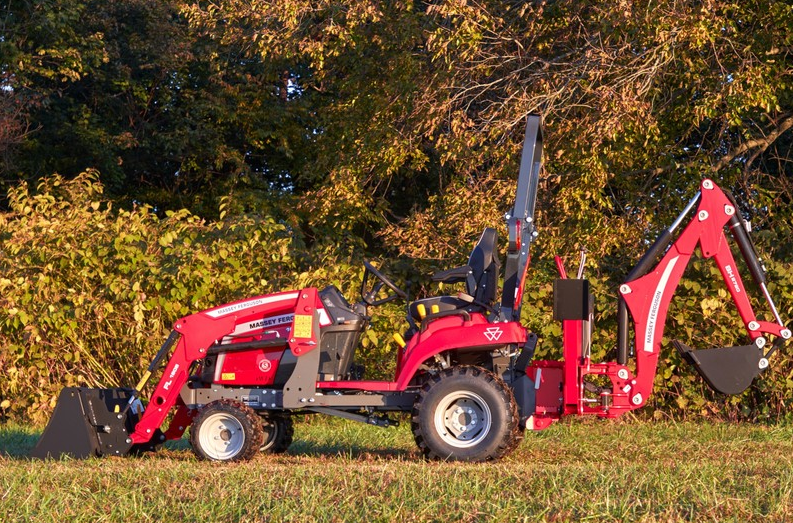 Patriot Tractor – Massey Ferguson MF1GC.25B Sub-Compact Tractor Package – Loader & Backhoe