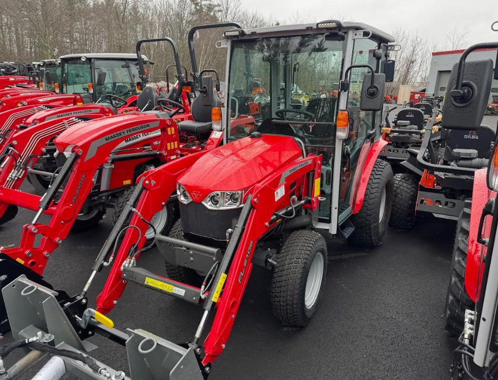 Massey Ferguson MF1M.25H Sub-Compact HVAC Cabbed Tractor & Loader – 25HP Hydrostatic *CASH PRICE*