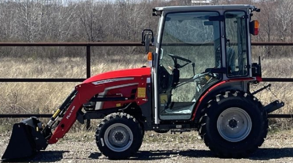 Patriot Tractor – Massey Ferguson MF1M.25H Sub-Compact HVAC Cabbed Tractor & Loader – 25HP Hydrostatic