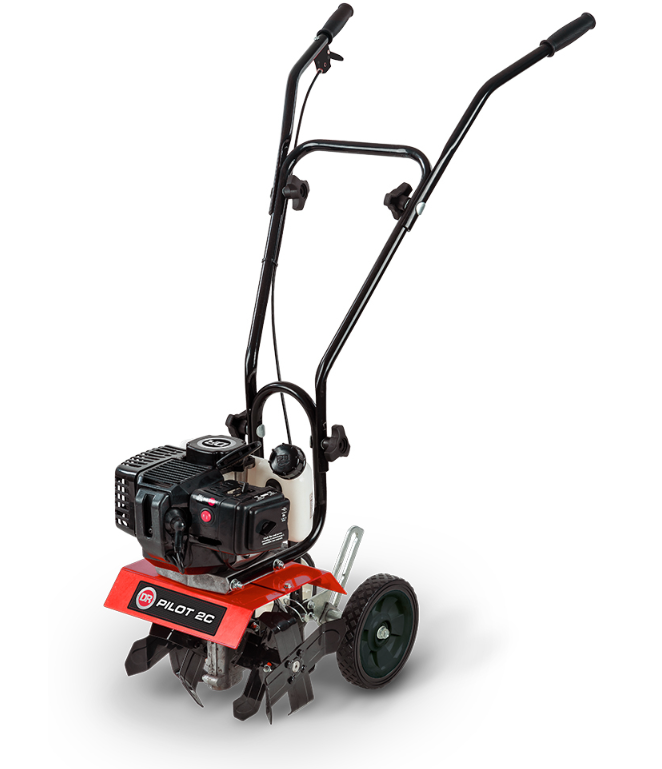 Patriot Tractor – DR Tiller Pilot Mini Cultivator – 2-Cycle (TW23120DMN)