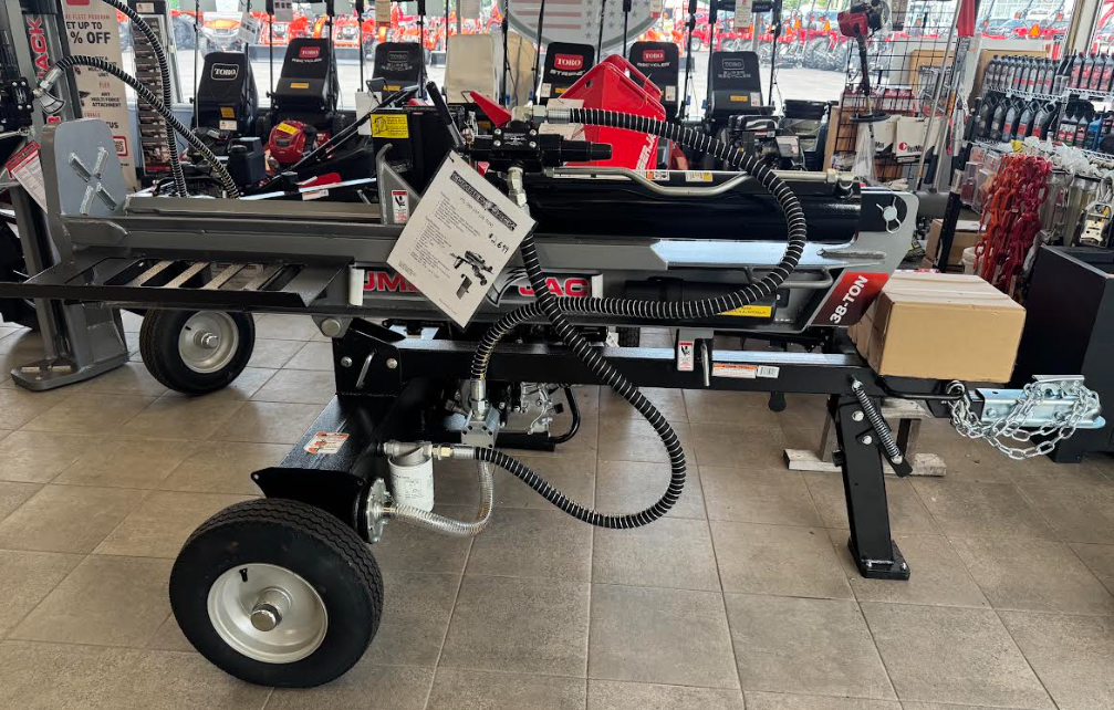 Lumberjack 38 Ton Hydraulic Log Splitter- Honda GX270 Gasoline - 4-Way Wedge & Hydraulic Fluid - LJCK YTL-590-197