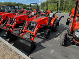 Bad Boy 4025HILB Compact Tractor / 25 HP Diesel / BBL400 Loader / BBH400 Backhoe / 62" SSQA Bucket