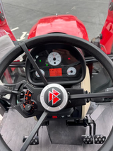 2026 MASSEY FERGUSON 4707 CAB DELUXE GLOBAL SERIES , 75 HP TURBOCHARGED DIESEL UTILITY TRACTOR, DYNA-2 24X24 POWER SHUTTLE, SUPER CREEPER GEAR, SPEED MATCHING, FL3615 SELF LEVELING LOADER, 84" SQQA BUCKET