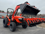 BAD BOY 5055HIL / PLATFORM COMPACT TRACTOR / 55 HP TURCOCHARGED DIESEL / 4-RANGE HST / BBL500 Front-End Loader / 72" SSQA BUCKET