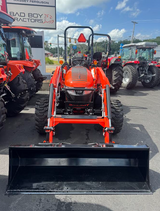 BAD BOY 5055HIL / PLATFORM COMPACT TRACTOR / 55 HP TURCOCHARGED DIESEL / 4-RANGE HST / BBL500 Front-End Loader / 72" SSQA BUCKET