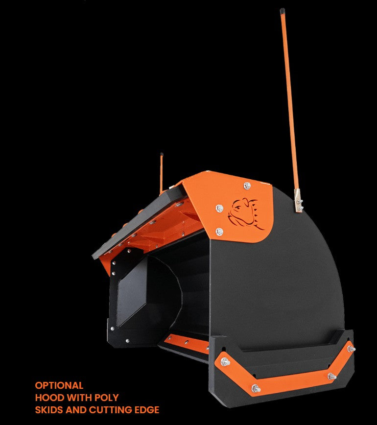 Bad Boy 5' Snow Pusher W/ Backdrag Kit/ UHMW Edge (BBSP60UHBDO) *CASH PRICE*