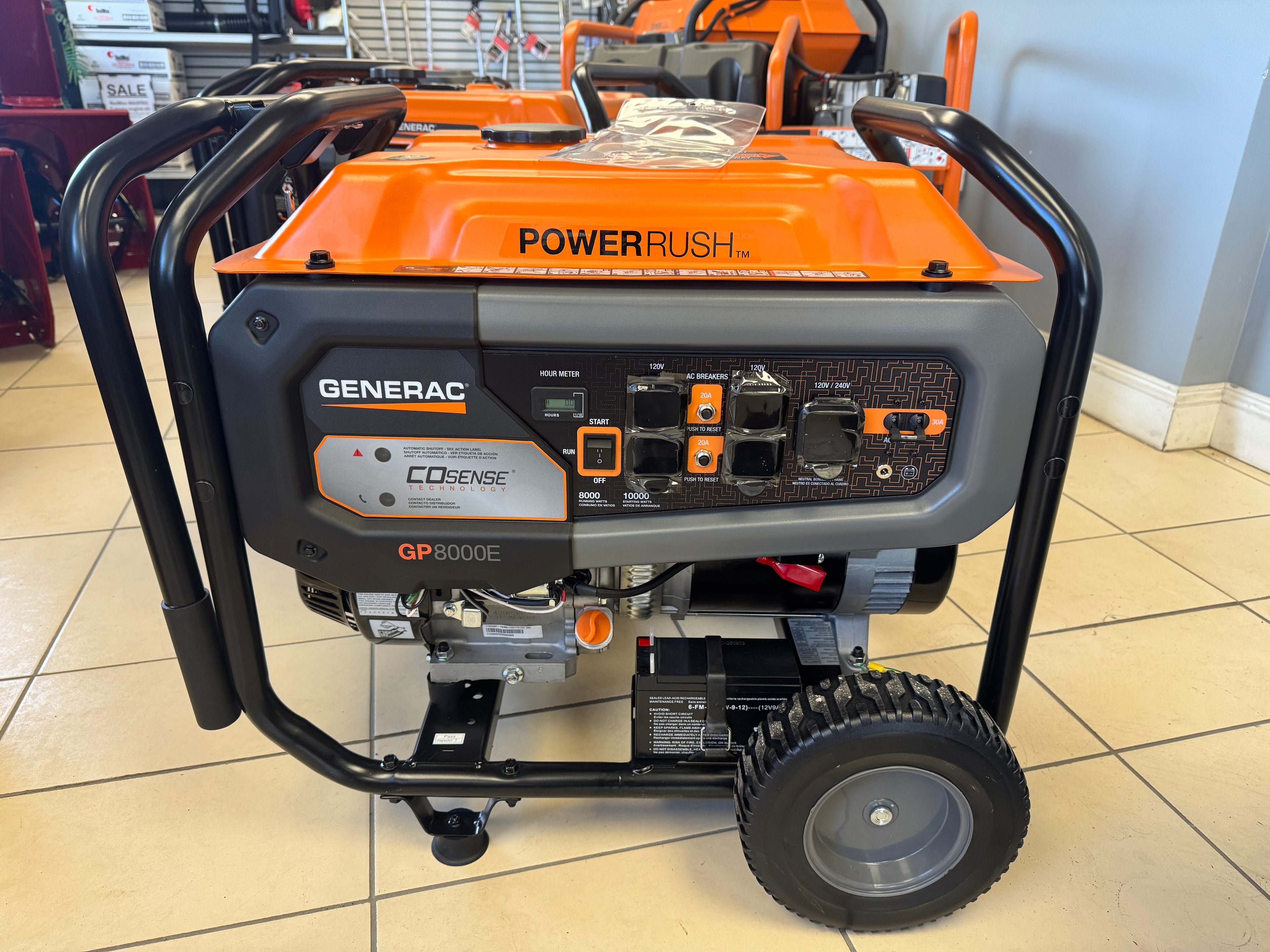 Portable Generator, 8000W | Electric Start with COsense | 49ST/CSA G0077151