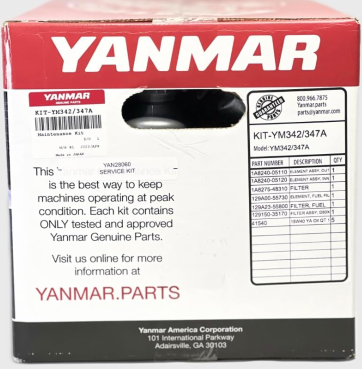 YM342/347A Maintenance Kit