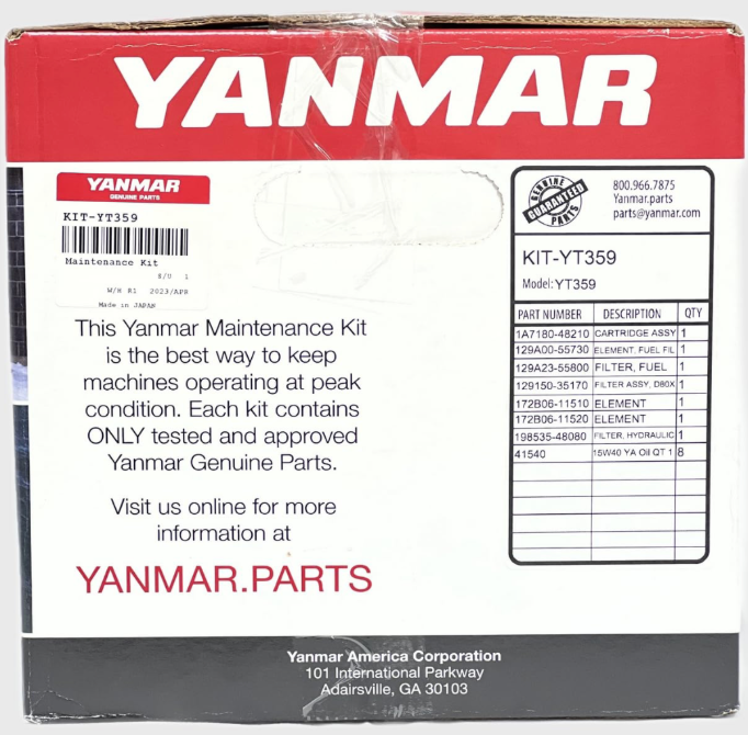 YT 359 Maintenance Kit