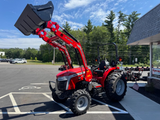 Massey Ferguson MF2E.60H, 60 HP Turbo Compact Tractor, 3 Range HST, loader, 72" Skid-Steer Bucket