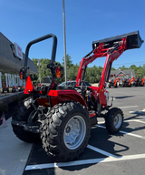 Massey Ferguson MF2E.60H, 60 HP Turbo Compact Tractor, 3 Range HST, loader, 72" Skid-Steer Bucket