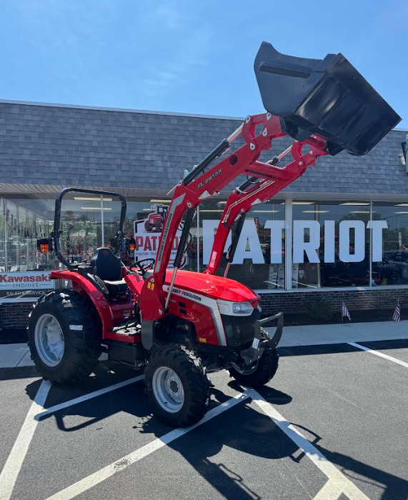 Massey Ferguson MF2E.60H, 60 HP Turbo Compact Tractor, 3 Range HST, loader, 72" Skid-Steer Bucket