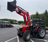 2026 MASSEY FERGUSON 4707 CAB DELUXE GLOBAL SERIES , 75 HP TURBOCHARGED DIESEL UTILITY TRACTOR, DYNA-2 24X24 POWER SHUTTLE, SUPER CREEPER GEAR, SPEED MATCHING, FL3615 SELF LEVELING LOADER, 84" SQQA BUCKET