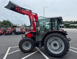 2026 MASSEY FERGUSON 4707 CAB DELUXE GLOBAL SERIES , 75 HP TURBOCHARGED DIESEL UTILITY TRACTOR, DYNA-2 24X24 POWER SHUTTLE, SUPER CREEPER GEAR, SPEED MATCHING, FL3615 SELF LEVELING LOADER, 84" SQQA BUCKET