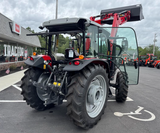 2026 MASSEY FERGUSON 4707 CAB DELUXE GLOBAL SERIES , 75 HP TURBOCHARGED DIESEL UTILITY TRACTOR, DYNA-2 24X24 POWER SHUTTLE, SUPER CREEPER GEAR, SPEED MATCHING, FL3615 SELF LEVELING LOADER, 84" SQQA BUCKET