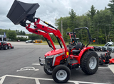 2026 MASSEY FERGUSON 1M.40H- 40 HP TURBOCHARGED COMPACT DIESEL TRACTOR- 3 RANGE HYDROSTATIC- 72" SSQA BUCKET