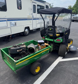 Used - 2009 John Deere X534 Multi-Terrain Gas Lawn Tractor - Kawasaki 24 HP V-Twin - Snow/Lawn Bundle JD JDX534