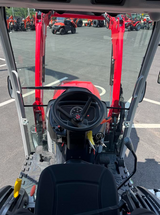2026 Massey Ferguson 1M.25H / Sub-Compact HVAC Cabbed Tractor / Loader / 25HP Diesel / 3-Range Hydrostatic / Single Rear Remote/ 54" SSQA Bucket