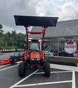 BAD BOY 5055CHIL / HVAC CABBED COMPACT TRACTOR/  55HP TURBO-CHARGED DIESEL / 4-RANGE HYDRO MAX TRANSMISSION / BBL500 LOADER / 72" SSQA Bucket
