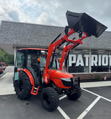BAD BOY 5055CHIL / HVAC CABBED COMPACT TRACTOR/  55HP TURBO-CHARGED DIESEL / 4-RANGE HYDRO MAX TRANSMISSION / BBL500 LOADER / 72" SSQA Bucket