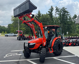 BAD BOY 5045CHIL / COMPACT HVAC CABBED TRACTOR / 48 HP DIESEL / BBL500 LOADER / 72" SSQA BUCKET