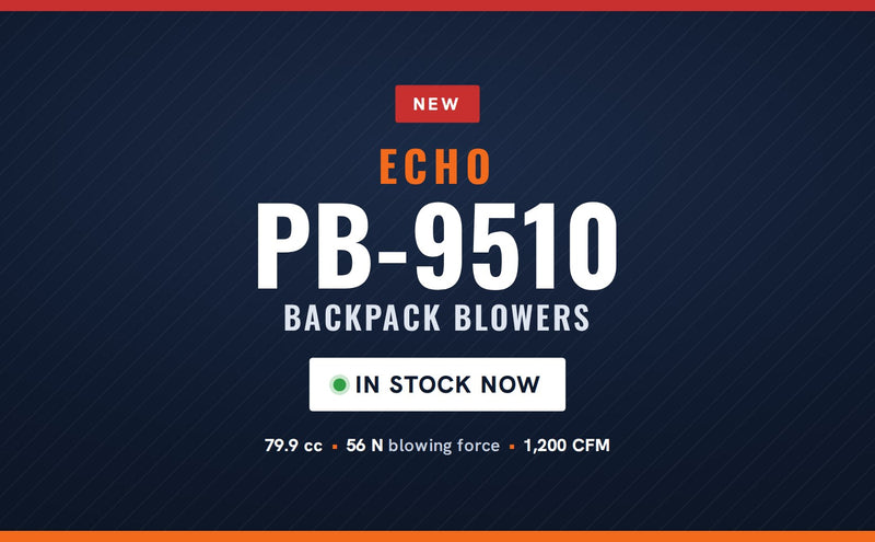 New ECHO PB-9510 backpack blowers in stock now at Patriot Tractor